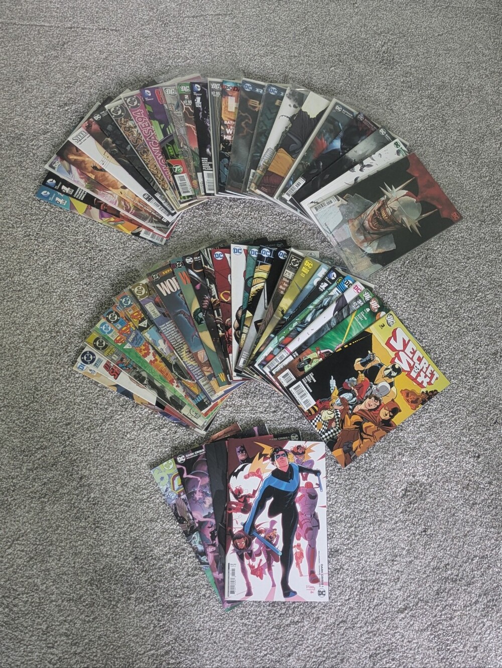 54 DC Comics Lot Batman Superman Joker Harley Quinn Bane No Duplicates Variants